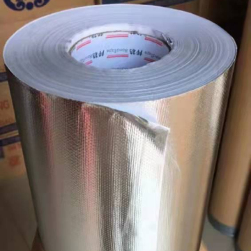 Self-Adhesive Silver Fiber Glass Heat Wrap Rolls for Insulation
