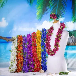 Handmade Artificial Silk Bougainvillea Flower Neck Leis
