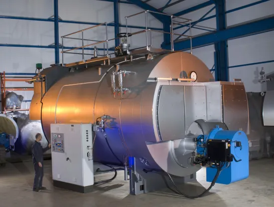 Plc, 5.7 Touch Panel 10 Ton Dual Fuel Gas Oil Fired Steam Boiler