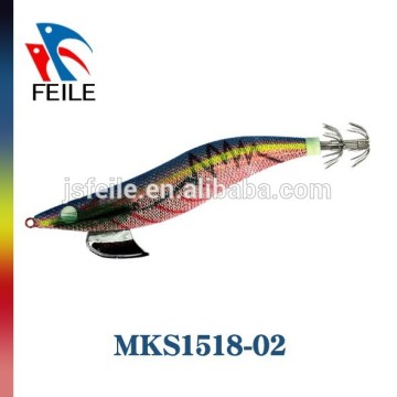 2015 popular high-qualitiy squid jigs lures with strong hooks