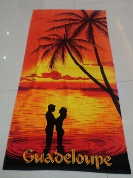 Customized Velour Cotton Printed Towel