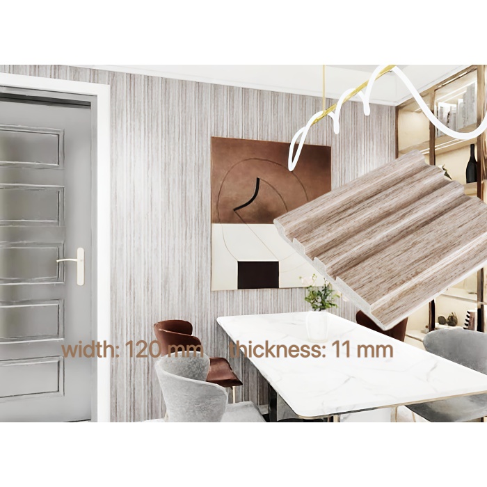 PS Panel Dinding Skirting Rawatan Ventilasi Keserasian Fasad Peningkatan Penghalang Termal