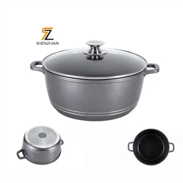 Aluminum Cooking Set with Bakelite Handle: Kitchen Cookware, Pots, Pans, and Casserole Collection