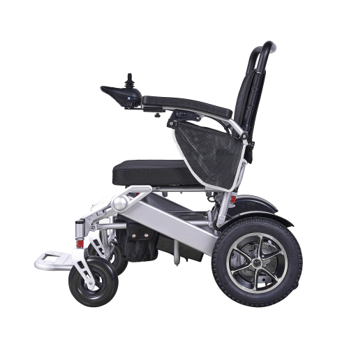Kerusi roda ringan yang boleh dilipat dengan kerusi roda elektrik