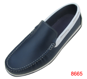 China hot selling calfskin leather casual men shoes