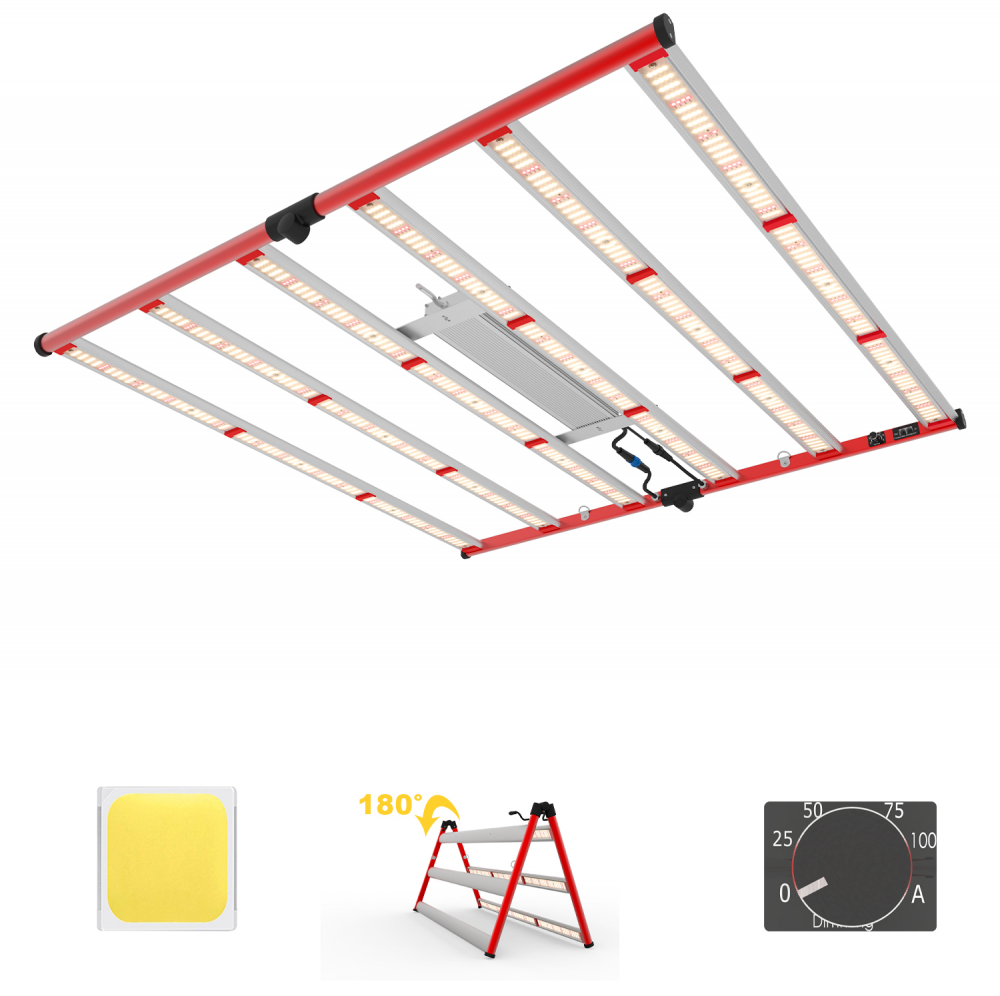 Barra de luz de cultivo Samsung Osram certificada de 650W