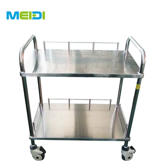 Wholesale Hospital Furniture Stainless Steel Medical Treatment Trolley Instrument Trolley