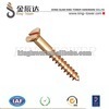 Copper/brass flat head m3 self tapping screws