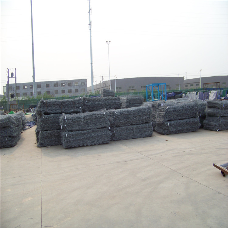 factory PVC coated Galvanized steel wire mesh gabion basket