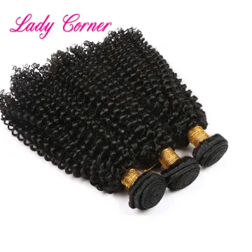 9A Mongolian kinky curly hair ,cuticle aligned raw virgin hair bundles with closure