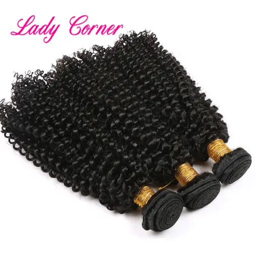 9A Mongolian kinky curly hair ,cuticle aligned raw virgin hair bundles with closure