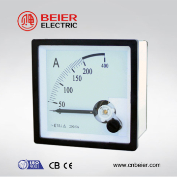 BE72-A 72x72 sequare type analog amp current panel meter 0-200A