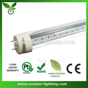 Clear cover 4ft t8 led fluorescent tube with 2700K-7000K