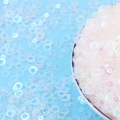 Glitter Circle Sequins and Open Circle: Stylish Design Elements in Fashion and Crafting