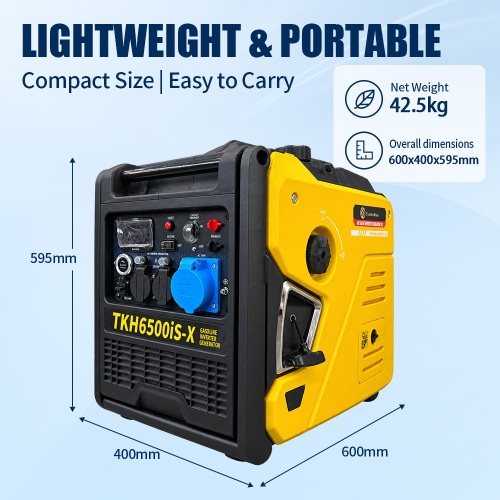 Générateur inverseur silencieux de 5,5 kW pour l'alimentation de secours