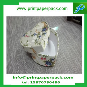 Rigid Paper Cardboard Heart Shape Packing Gift Box
