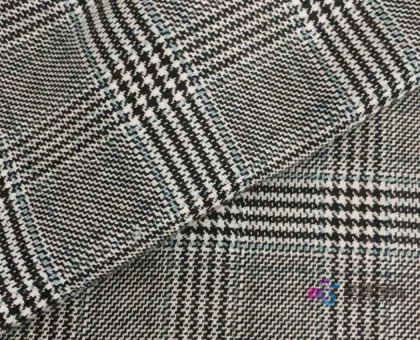 Glen Plaid TR Stretch Fabric