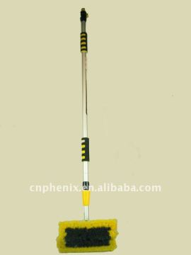 Flow-Thru Truck RV Car Wash Brushes with 1 Expandable Handle