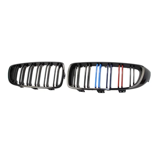 Glossy Black Double Salt Grille for BMW 4 Series F32/F33/F36
