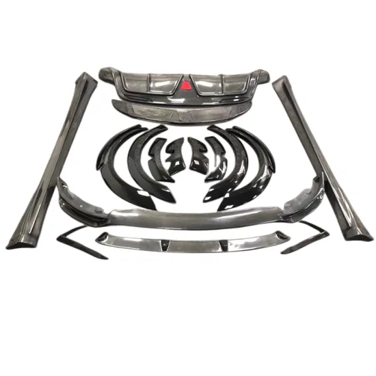 Carbon Fiber Wide Body Kit for Tesla Model Y - Front Lip, Side Skirts, Rear Diffuser