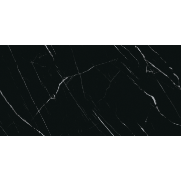 Piatra sinterizata cu textura de marmura alb-negru