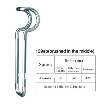 New design stainless steel glass door pull handle,door knob