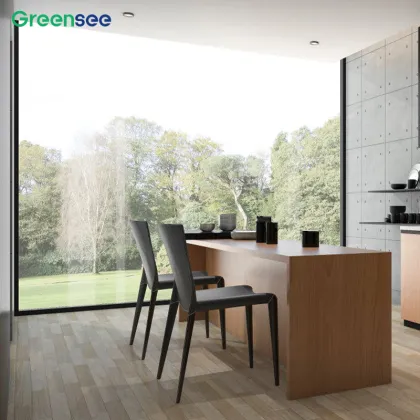 Factory Security Anti-Theft Aluminum Casement Windows - Large Double Glass Aluminium Sliding Windows