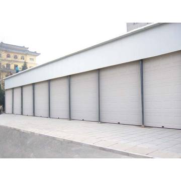 Large storage room stainless induction sectional door