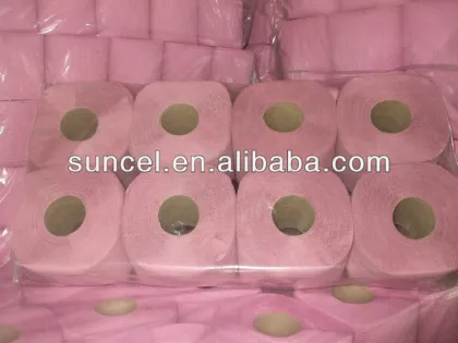 Pink Color Toilet Paper