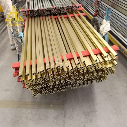 Brilliant Shiny Anodized Aluminum Profile for Shower Rooms - Germany/Russia Standard