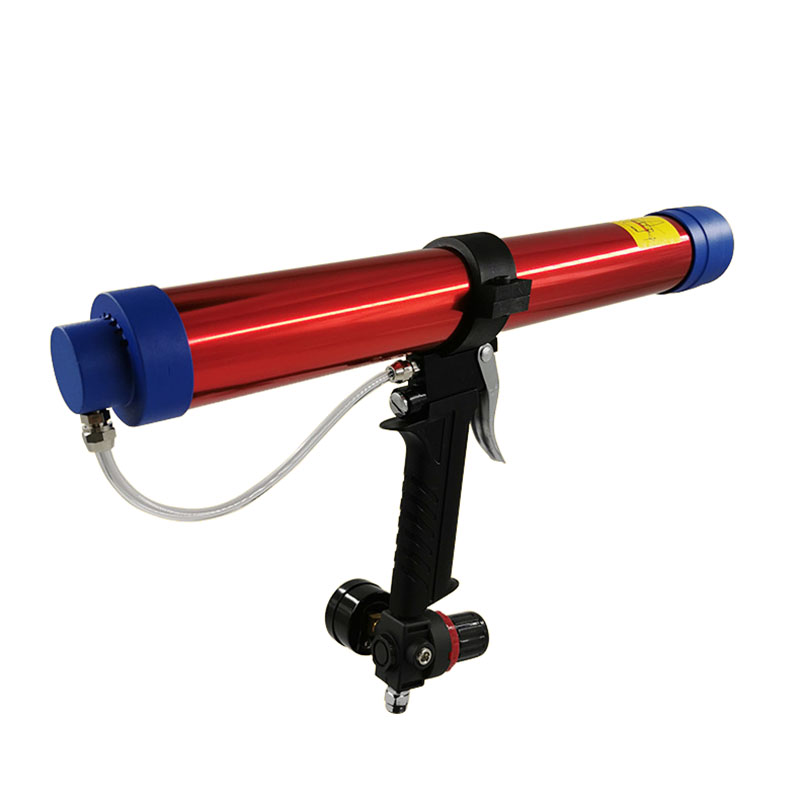 Adjustable Pneumatic Glass Glue Sealant Caulk Gun Cartridge Air Gun 700ml Hard Glue Sealant Applicator Caulking Gun Tools New