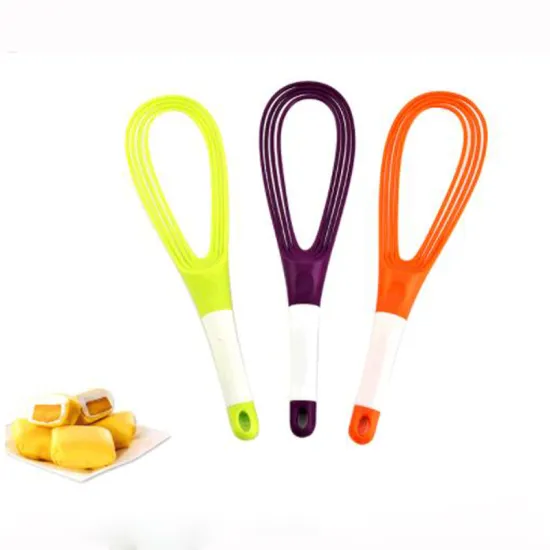 Novelty Plastic foldable whisk egg beater mixer