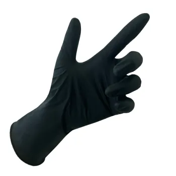 GREEN Wholesale High-Quality Household Disposable Nitrile Gloves (Black Powder Free)