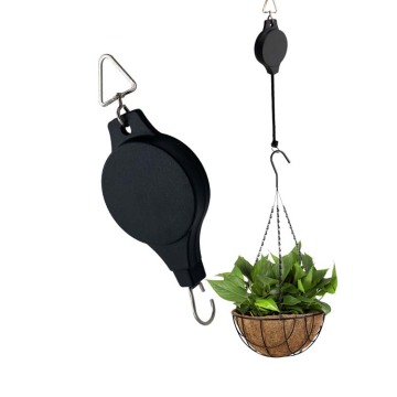 Adjustable Garden Pulley System: Enhancing Your Plant Display with Ease