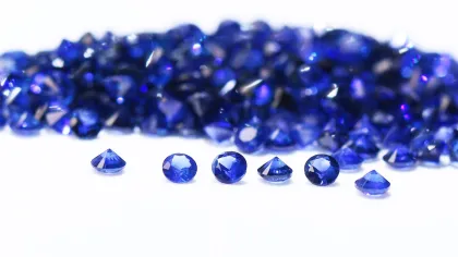 Sapphire Silver Ring Birthstone Ring Jewelry Wholesale