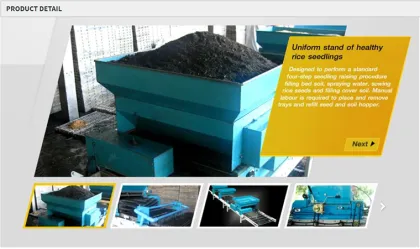 Automatic Rice Seed Nursery Sowing Machine Line