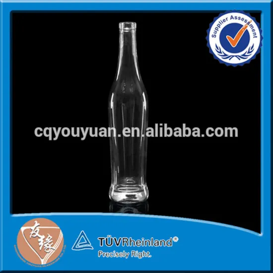 Custom Made Super Flint Glass Cheap Empty 450 ML Glass Bottles