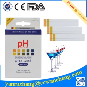 pH health & medical test strips ph test kit
