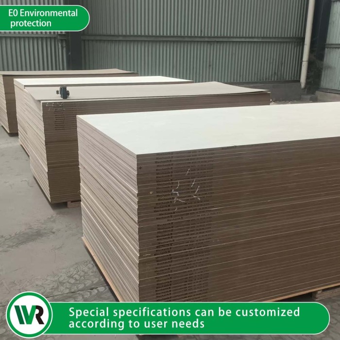 Papan Gentian Ketumpatan Sederhana Papan MDF Gred E0
