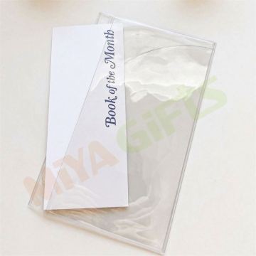 Custom Transparent A6 Ring Binder PVC Pocket for Planner Organizer