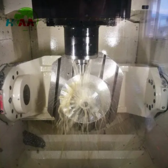 High precision OEM aluminum / steel simultaneous 5-axis machining parts of impeller
