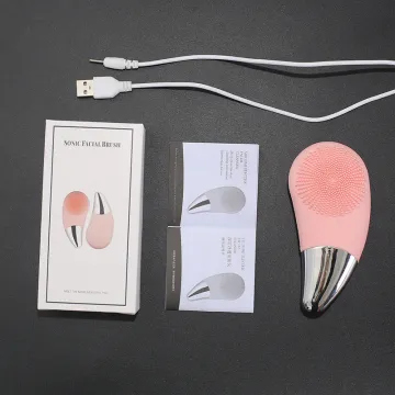 Mini USB Rechargeable Silicone Blackhead Remover Facial Cleansing Brush