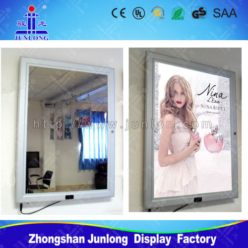 2014 New Indoor Directional Display, Aluminum Frame Magic Mirror Picture Frame, Advertising Light Box, Zhongshan Junlong Lighting (JL-G)
