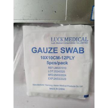 Einweg -Steril -Gaze ​​-Tupferbandage