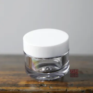 Luxury Jar PETG Round Jar Face Mask Containers