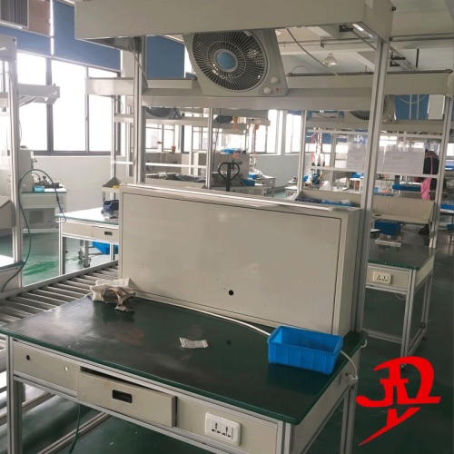 Banco de trabajo de línea de montaje de aluminio personalizable