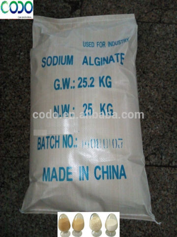 high dyeing quality 1% solution sodium alginate