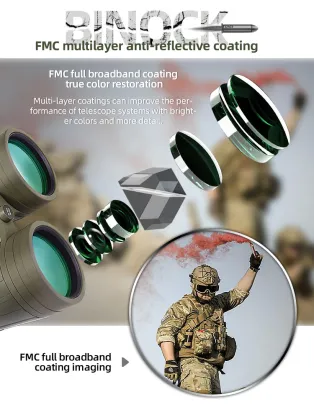 20x80 High Power Professional Binocular Telescope with High Definition Optics