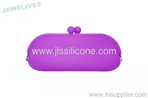 Beautiful Silicone Glasses' Bag In Purple 