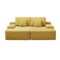 sofá -cama de espreguiçadeira seccional